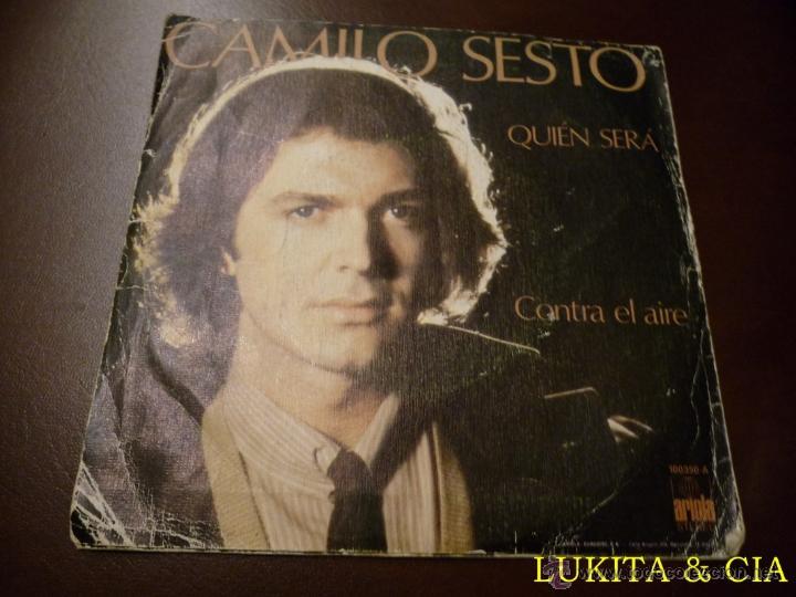 Discos de vinilo: CAMILO SESTO - SINGLE QUI&Eacute;N SER&Aacute; - Foto 2