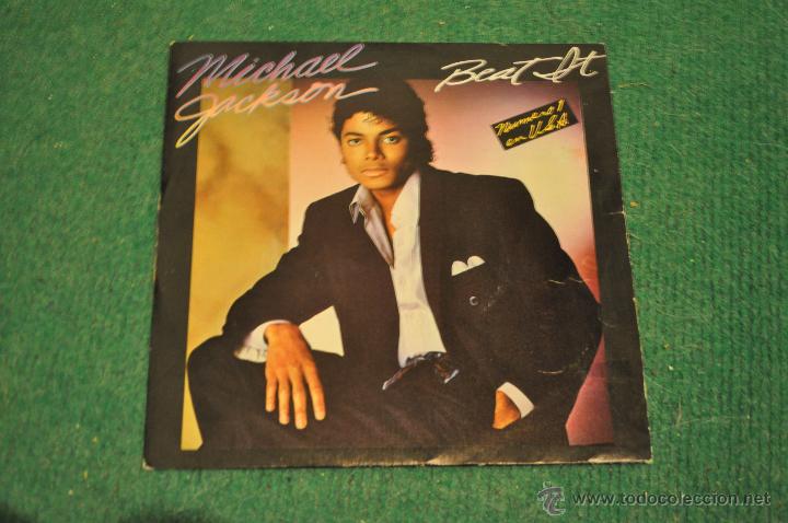 Discos de vinilo: Michael Jackson - Beat it (Promo Espa&ntilde;ol) - Foto 1