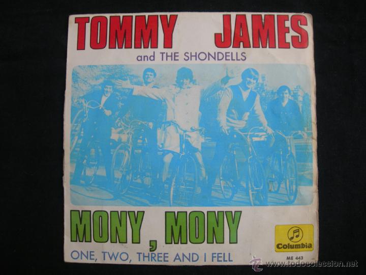 Discos de vinilo: TOMMY JAMES AND THE SHONDELLS // MONY MONY - + 1 - Foto 1