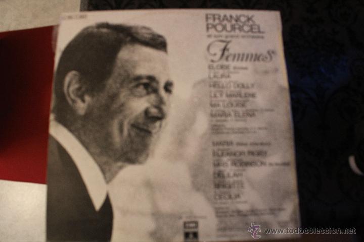 Discos de vinilo: FRANCK POURCEL  FEMMES - Foto 2