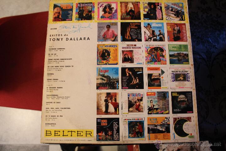 Discos de vinilo: EXITOS DE TONY DALLARA - Foto 2