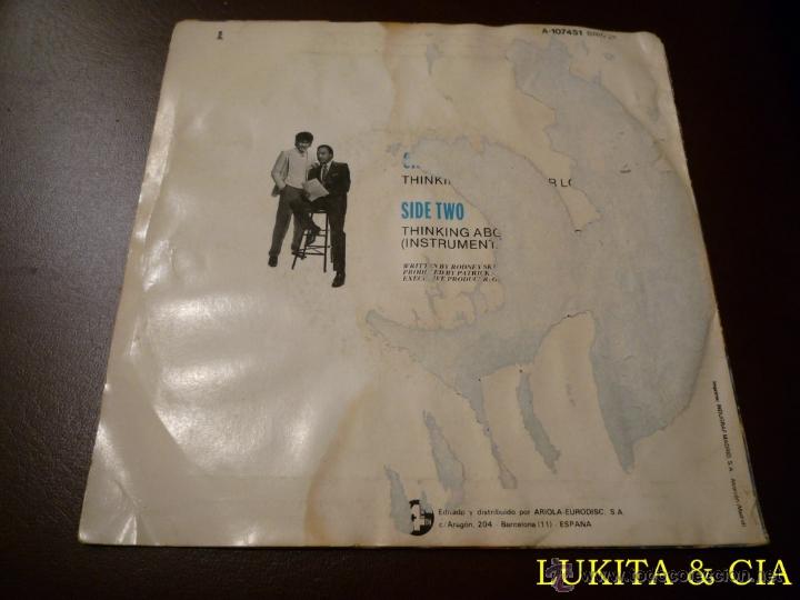 Discos de vinilo: SKIPWORTH & TURNER - SINGLE THINKING ABOUT YOUR LOVE - Foto 2