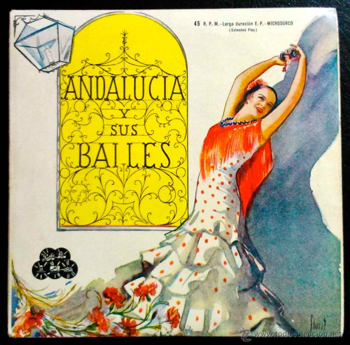 Disques de vinyle: EMMA MALLERAS - ANDALUC&Iacute;A Y SUS BAILES - EP SOLO PORTADA