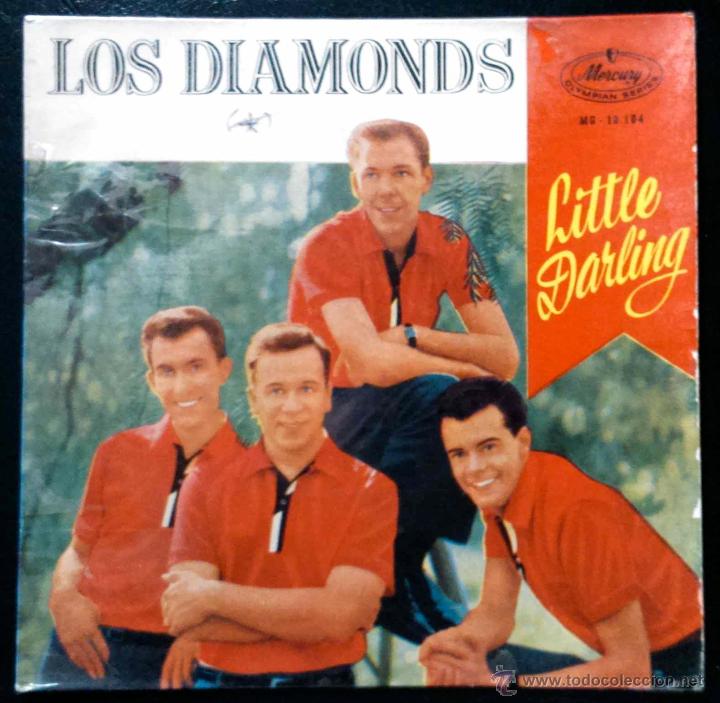 Discos de vinilo: LOS DIAMONDS - LITTLE DARLING - EP ESPA&Ntilde;A - Foto 1
