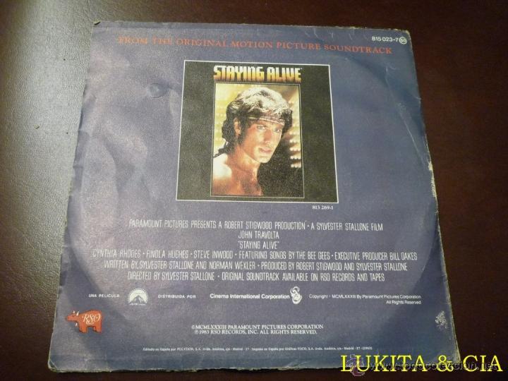 Discos de vinilo: FRANK STALLONE - FAR FROM OVER - 1983 - Foto 2