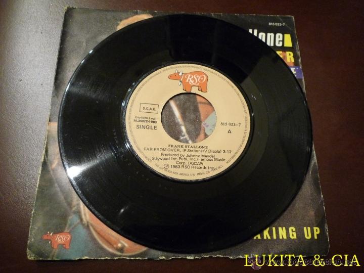 Discos de vinilo: FRANK STALLONE - FAR FROM OVER - 1983 - Foto 3