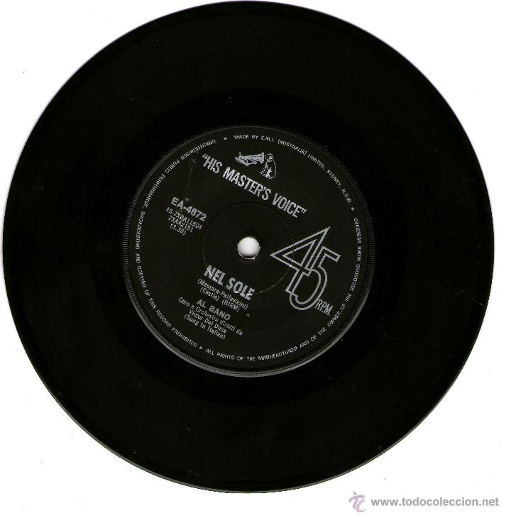 Discos de vinilo: AL BANO NEL SOLE - Foto 2