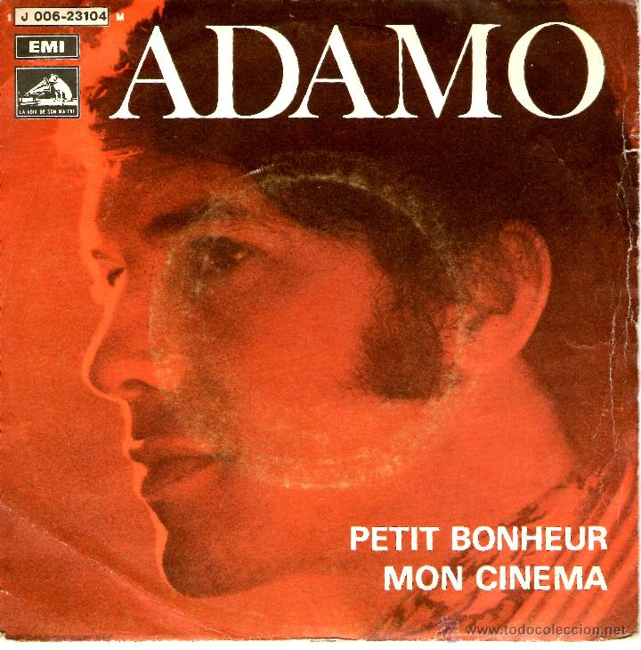 Discos de vinilo: ADAMO PETIT BONHEUR - Foto 1