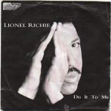 Discos de vinilo: LIONEL RICHIE - DO IT TO ME - BALLERINA GIRL, EDITADO EN ALEMANIA POR MOTOWN EN 1986