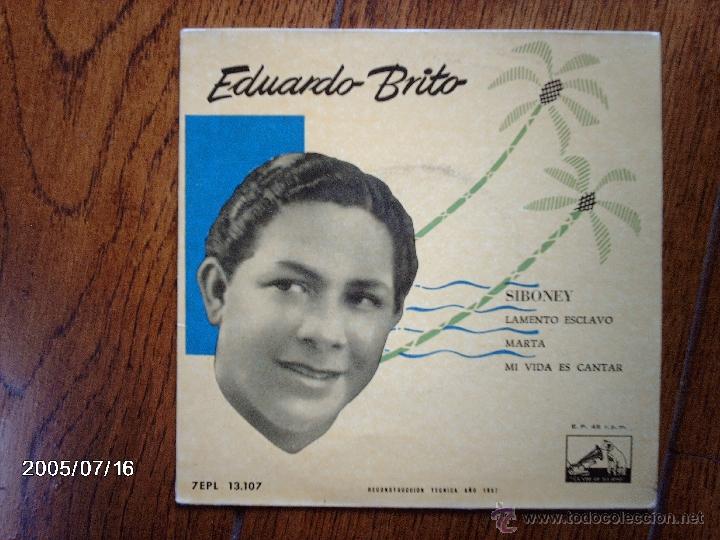 Discos de vinilo: eduardo brito  -  lamento esclavo  +  3 - Foto 1