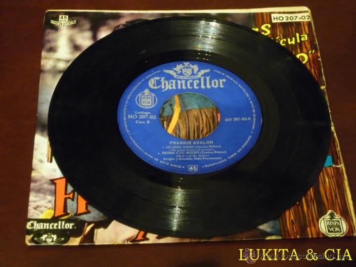Discos de vinilo: FRANKIE AVALON - TEMAS DE LA PEL&Iacute;CULA EL ALAMO - 1961 - Foto 4