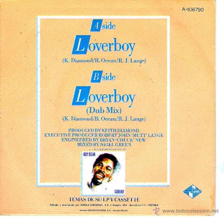 Discos de vinilo: BILLY OCEAN LOVERBOY - Foto 2