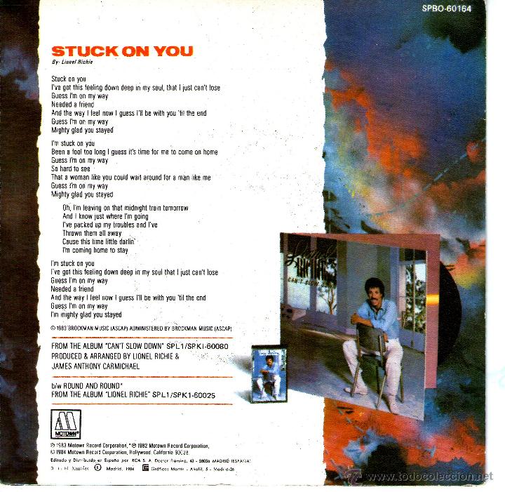 Discos de vinilo: LIONEL RICHIE  STUCK ON YOU - Foto 2