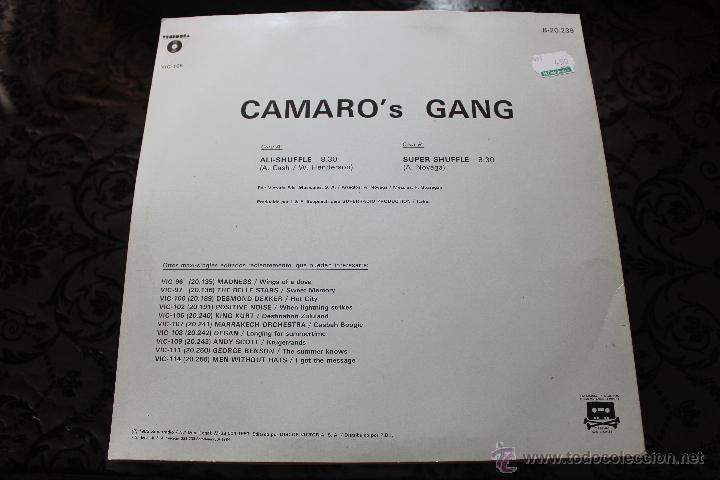 Discos de vinilo: CAMAROS GANG - Foto 2