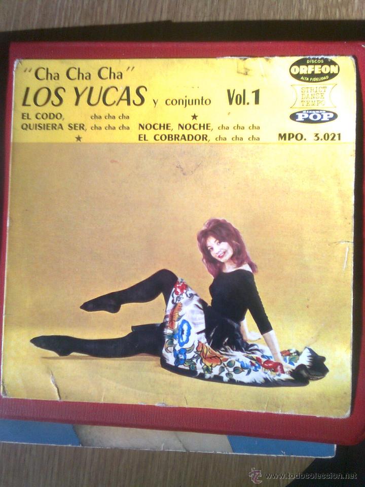 Disques de vinyle: Yucas, Los - Cha cha cha vol.1. El codo + 3 (orfe&oacute;n 50&acute;s). Ed. francesa grabacion mexico - raro