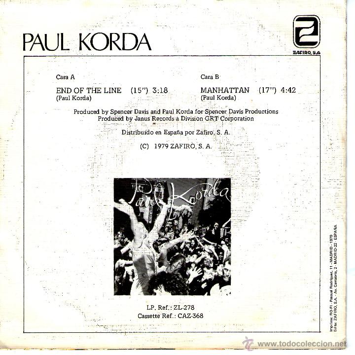 Discos de vinilo: PAUL KORDA - Foto 2