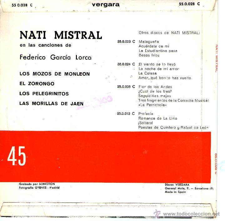 Discos de vinilo: NATI MISTRAL - Foto 2