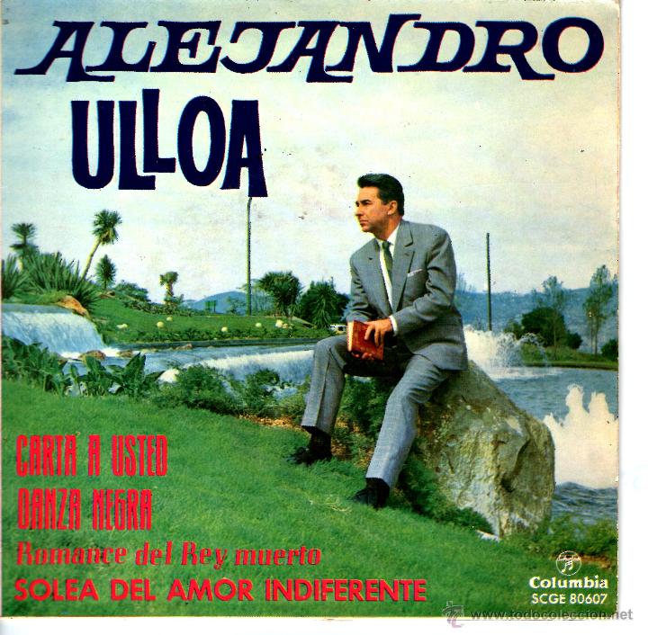 Discos de vinilo: ALEJANDRO ULLOA ROMANCE DEL REY MUERTO - Foto 1