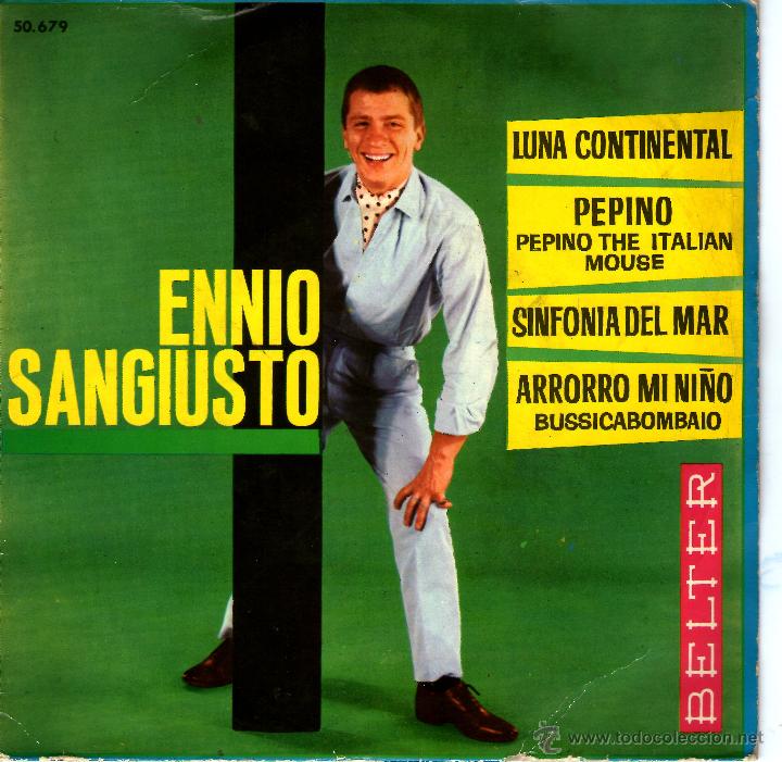 Discos de vinilo: ENNIO SANGIUSTO. LUNA CONTINENTAL - Foto 1
