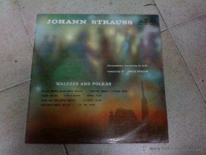 Disques de vinyle: lp strauss valses y polkas