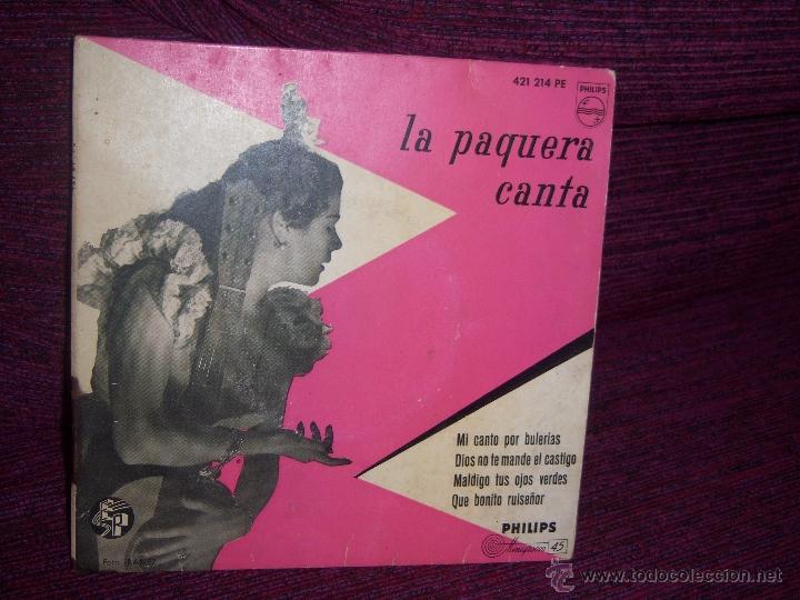 Discos de vinilo: LA PAQUERA DE JEREZ - Foto 1