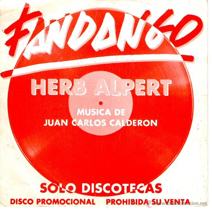 Discos de vinilo: FANDANGO HERB ALPERT - Foto 1