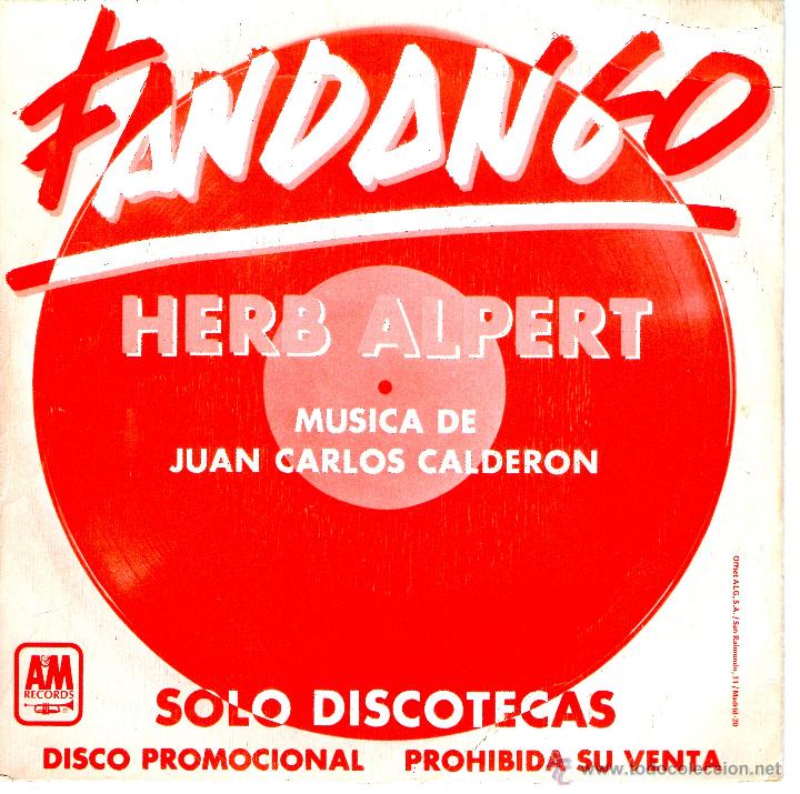 Discos de vinilo: FANDANGO HERB ALPERT - Foto 2