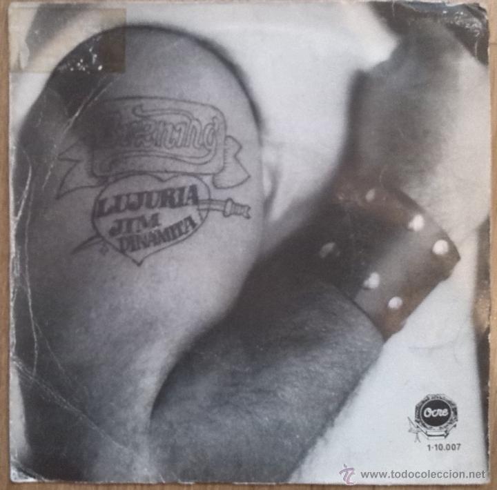 Discos de vinilo: Burning ?&ndash; Lujuria -Raro single 1978 Ocre -loquillo Le&ntilde;o - Foto 1