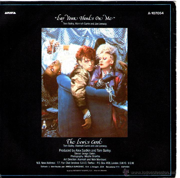 Discos de vinilo: THOMPSON TWINS LAY YOUR HANDS ON ME - Foto 2