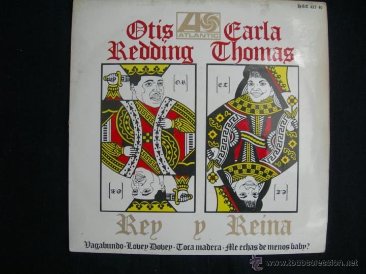 Discos de vinilo: OTIS REDDING & CARLA THOMAS // VAGABUNDO + 3 - Foto 1