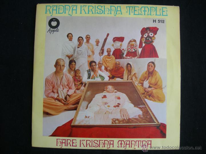 Discos de vinilo: RADNA KRISHNA TEMPLE // HARE KRISHNA MANTRA + 1 - Foto 1