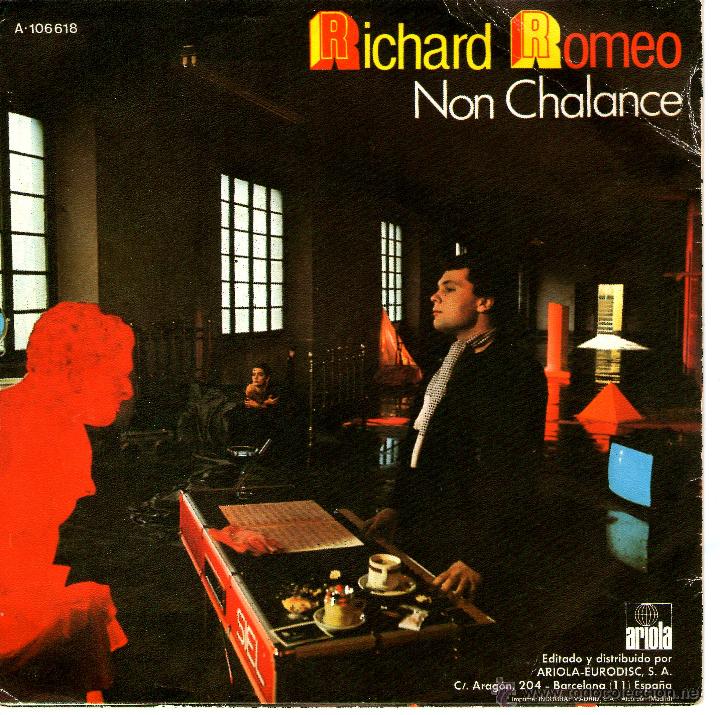 Discos de vinilo: RICHARD ROMEO NON CHALANCE - Foto 2