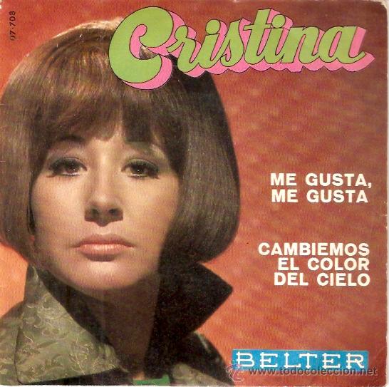 Discos de vinilo: SINGLE CRISTINA - ME GUSTA ME GUSTA - Foto 1