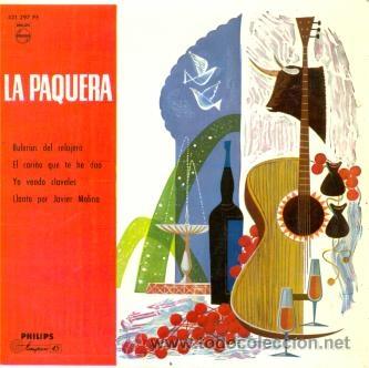 Discos de vinilo: LA PAQUERA - BULERIAS DEL RELOJERO - EP DE VINILO