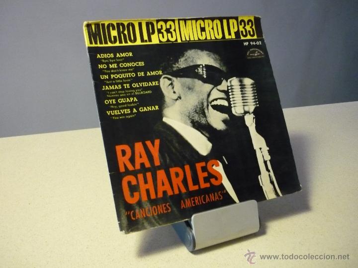 Discos de vinilo: RAY CHARLES CANCIONES AMERICANAS BYE, BYE LOVE +5 - Foto 1