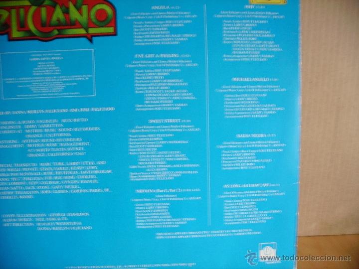 Discos de vinilo: JOSE FELICIANO -----ANGELA - Foto 2