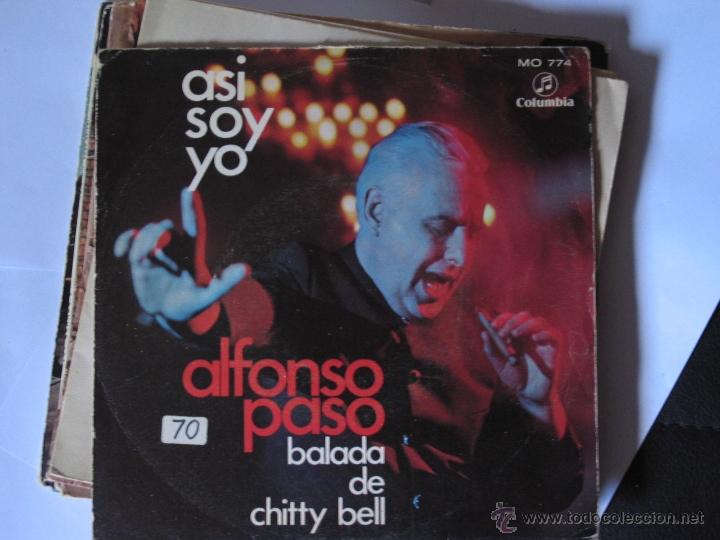 Vinyl records: ALFONSO PASO As&iacute; soy yo / Balada de Chitty Bell