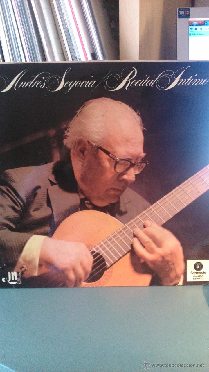 Discos de vinilo: ANDRES SEGOVIA - RECITAL INTIMO - Foto 1