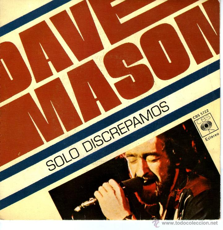 Discos de vinilo: DAVE MASON SOLO DISCREPAMOS - Foto 1