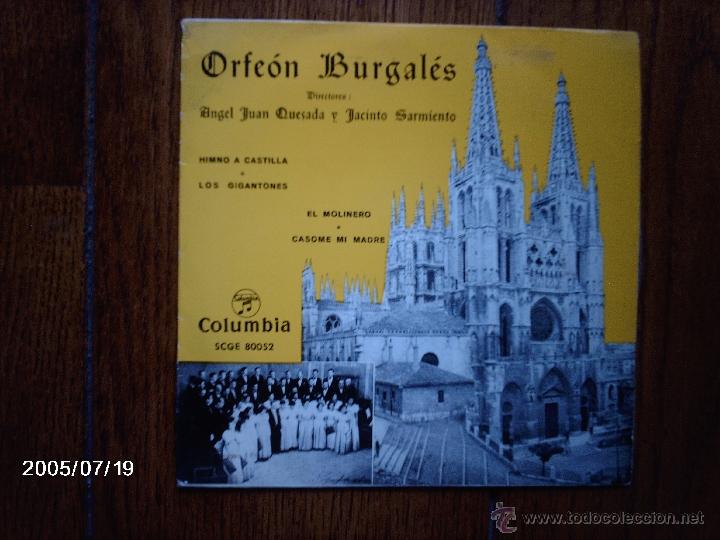 Discos de vinilo: orfeon burgales   -   Himno a castilla  +   3 - Foto 1