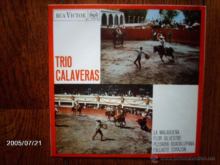 Discos de vinilo: trio calaveras  -  la malague&ntilde;a  +  3 - Foto 1
