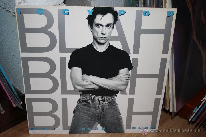 Discos de vinilo: IGGY POP, BLAH BLAH, LP - Foto 1