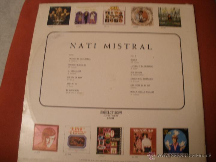 Discos de vinilo: NATI MISTRAL DEL 72 - Foto 2