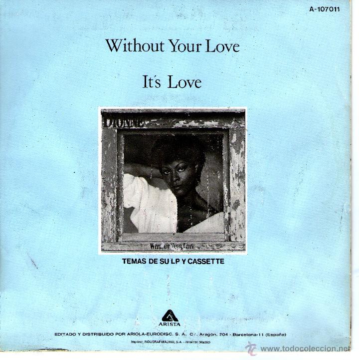 Discos de vinilo: WITHOUT YOUR LOVE ITS LOVE - Foto 2
