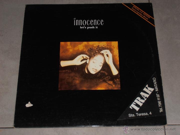 Discos de vinilo: INNOCENCE - LETS PUSH IT - MAXI - Foto 1