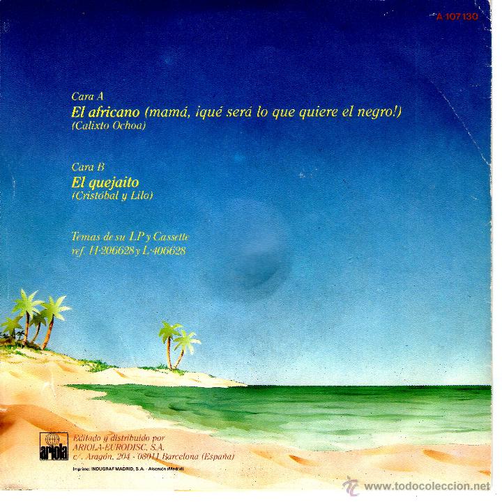Discos de vinilo: WILFRIDO VARGAS    EL AFRICANO - Foto 2