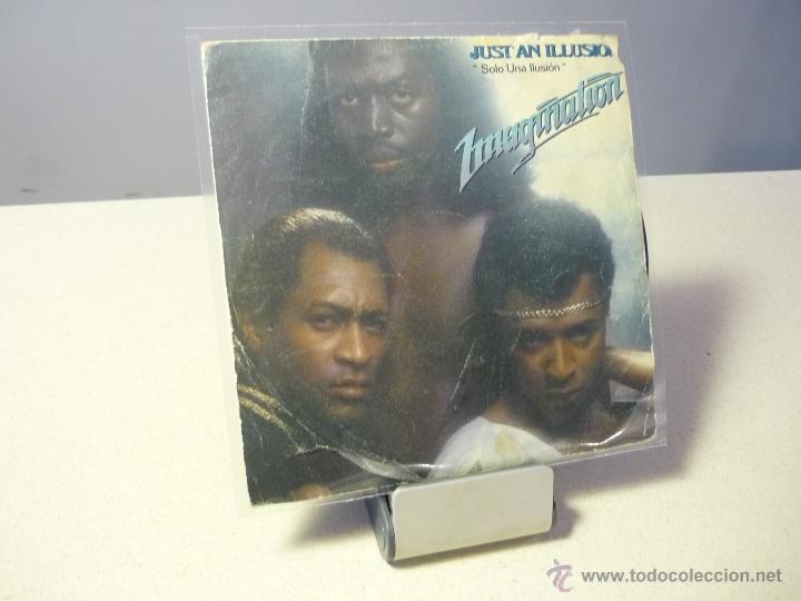 Discos de vinilo: IMAGINATION JUST AN ILLUSION SINGLE - Foto 1