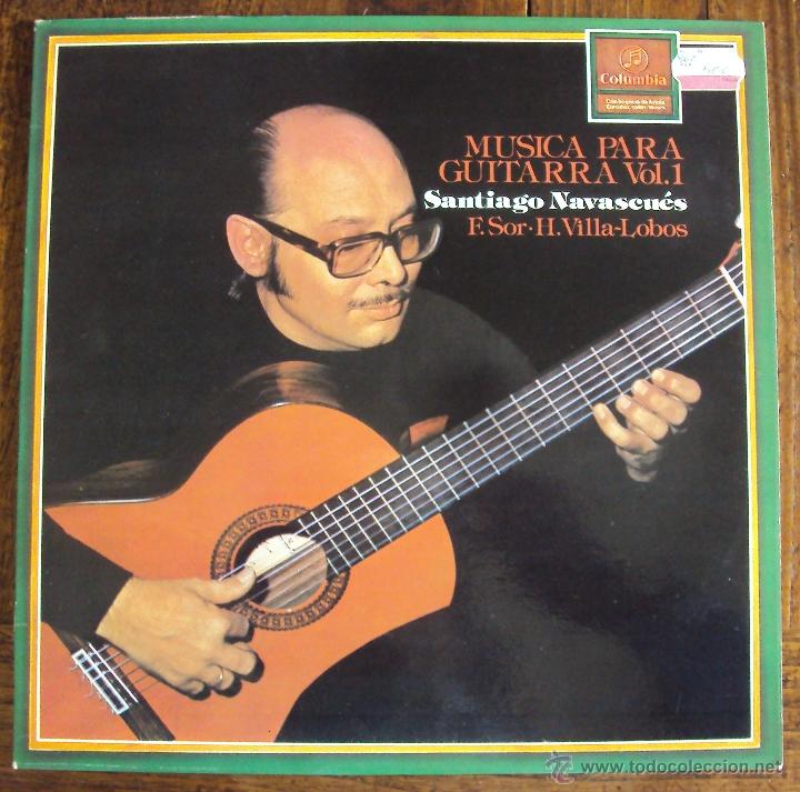 Discos de vinilo: SANTIAGO NAVASCUES: MUSICA PARA GUITARRA VOL 1. COLUMBIA 1973. SIN ESCUCHAR