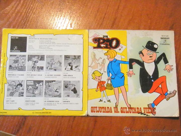 Discos de vinilo: DISCO COMIC DE DON PIO A&Ntilde;O 71 BUEN ESTADO - Foto 1