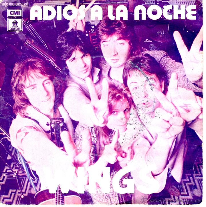 Discos de vinilo: WINGS ADIOS A LA NOCHE - Foto 1
